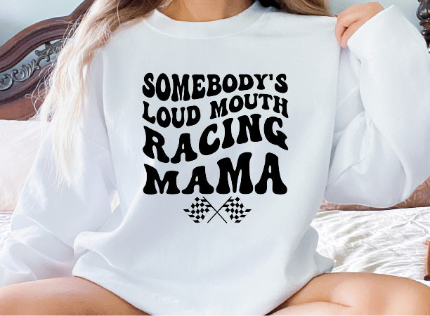 Loud Mouth Racing Mom